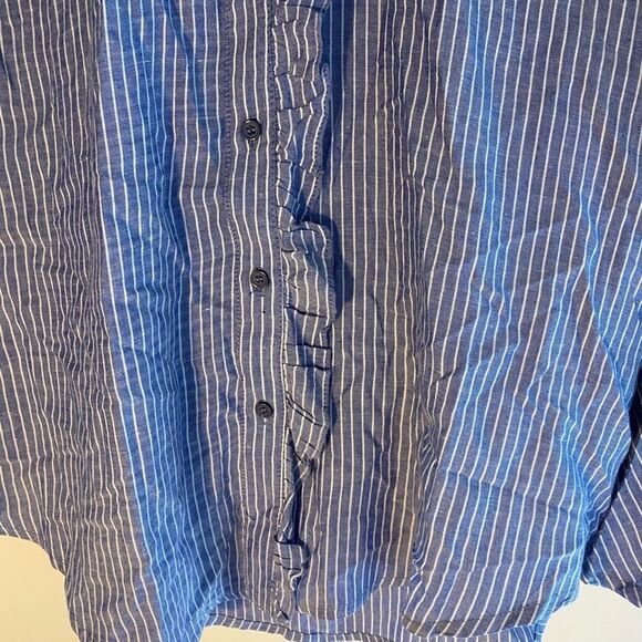 Kori America Pin Striped Blouse J5010 - Picture 3 of 9